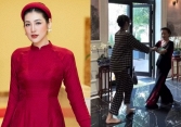 Khoảnh khắc Á hậu Dương Tú Anh và mẹ chồng quyền lực nhảy múa cùng nhau, nhìn cứ ngỡ mẹ đẻ và con gái