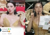 Lệ Quyên xin lỗi sau màn cướp lời MC, cách nói gây ngỡ ngàng