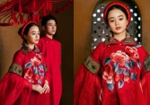 Áo dài thổ cẩm tơ tằm: Những thiết kế mang linh hồn của người Việt xưa