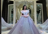 Chu Thanh Huyền đi thử váy cưới, chỉ chờ ngày Quang Hải rước về dinh