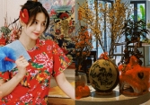 Diễm My 9X lần đầu hé lộ ngóc ngách ngập sắc Xuân bên trong ngôi biệt thự bề thế do mẹ chồng tặng làm quà cưới 
