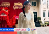 Linh Rin Tết đầu tiên làm dâu tỷ phú: Đứng trong biệt thự nhà chồng, chụp góc nghiêng thôi cũng ngập khí chất hào môn