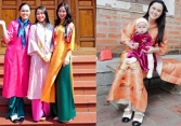 Ái nữ cựu Chủ tịch CLB Sài Gòn than ngày tết giúp việc nghỉ, phải vừa nấu cỗ vừa ôm hai con nheo nhóc, về nhà chồng vẫn rạng rỡ