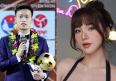 Tình cũ có động thái gây chú ý khi Hoàng Đức giành Quả bóng vàng Việt Nam 2023