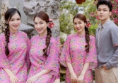 Hòa Minzy hiếm hoi đăng ảnh gia đình đầy đủ thành viên, diện mạo em trai út 2K gây sốt MXH
