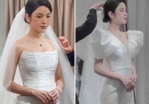 Loạt váy cưới 'thị phi' của Chu Thanh Huyền: Hết bị so sánh với Nhật Lê và Doãn Hải My lại vướng vào nhận xét cồng kềnh
