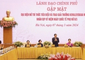 Phó Thủ tướng Lê Minh Khái gặp mặt đại diện nữ trí thức tiêu biểu