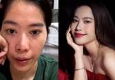 Đang hát hò vui vẻ Nam Em bỗng giật thót vì mất app, lộ nguyên mặt mộc