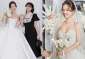 Lễ cưới của diễn viên Vbiz và chồng doanh nhân: Cô dâu diện váy 200 triệu khoe nhan sắc mỹ miều, dàn sao đổ bộ chúc mừng 
