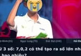 Câu hỏi Olympia bị đào lại: 'Từ ba số 7, 0, 2 có thể tạo ra số lớn nhất là bao nhiêu?' - Trả lời 720 là NHẦM TO
