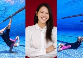 Vừa 'flex' ảnh bơi sông Hồng, Ánh Viên lại tạo dáng độc lạ dưới nước khiến dân tình không thể tin nổi