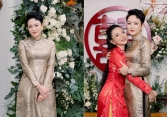 Cô Văn Thùy Dương: Mẹ vợ 'đỉnh' nhất 2024 với khí chất cực phẩm, diện bộ sưu tập áo dài đẹp quý phái