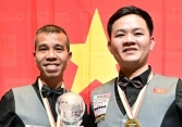 Việt Nam giành chức vô địch billiard carom 3 băng đồng đội thế giới