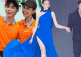 Hết làm nhân viên bán hàng, Erik vừa hát vừa rủ Thùy Tiên catwalk ở đám cưới Minh Tú