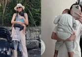 Khoảnh khắc đáng yêu của Tăng Thanh Hà bên con trai, vóc dáng quý tử út nhà hào môn gây chú ý