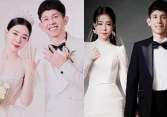Hé lộ ảnh cưới của cầu thủ Hồng Duy và vợ thạc sĩ, làng bóng đá lại có một đám cưới đặc biệt