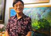 Lần thứ 5, thi sĩ Trần Nhương nổi “thi hứng” bày tranh