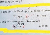 Con làm 78 > 75 bị gạch sai, đáp án 'đúng' cô giáo đưa ra sau đó khiến cộng đồng mạng phẫn nộ