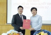 NSND Quốc Hưng  được bổ nhiệm làm lãnh đạo đứng đầu Học viện Âm nhạc quốc gia Việt Nam