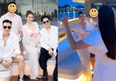Huyền Lizzie xinh đẹp nóng bỏng trong sinh nhật trên du thuyền, xôn xao tình mới lộ diện