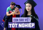 Con sao Việt mùa tốt nghiệp: Lọ Lem gây bão vì quá xinh đẹp, Bi Béo phổng phao cõng bố trên lưng 'ngon ơ'