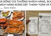 Khách quen bức xúc tố thái độ phục vụ tại nhà hàng hải sản nổi tiếng Hà Nội: Bỏ 1 triệu ăn buffet, bị nhân viên đuổi về giữa chừng