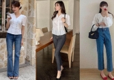 4 mẫu quần jeans kéo chân thon dài, nàng cao hay thấp đều nên sắm