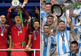 Sau 8 năm, Messi nghẹn ngào vô địch theo cách giống Ronaldo đến khó tin: Từ những giọt nước mắt cho đến niềm vui vỡ òa