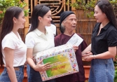 Hoa hậu Vũ Thị Hoa và các Á hậu Mrs Earth Vietnam đi thiện nguyện sau đăng quang