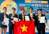 Nhóm học sinh Việt Nam đạt Huy chương Vàng Cuộc thi Olympic Phát minh và Sáng chế thế giới