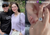 Nóng: NSƯT Vũ Luân cầu hôn Phương Lê bằng nhẫn kim cương cỡ 'khủng'?
