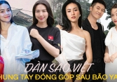 Dàn sao Việt chung tay đóng góp ủng hộ đồng bào khắc phục hậu quả lũ lụt, bão số 3