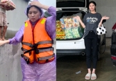 Hot girl Tuyên Quang mất ngủ, áy náy vì một thiếu sót khi cứu trợ vùng lũ, được chồng cầu thủ động viên