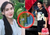 Nàng WAG xinh đẹp lặn lội cứu trợ vùng lũ ở quê nhà, chưa kịp về qua nhà mẹ đẻ lại được 'tiếp tế' ngược đầy xúc động