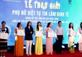 Trao giải Cuộc thi phụ nữ khởi nghiệp cấp Vùng miền Trung năm 2024