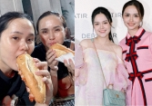 Không nhận ra hai ái nữ cựu chủ tịch CLB Sài Gòn khi ngồi vỉa hè gặm bánh mì