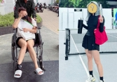 Nữ diễn viên nổi tiếng giờ vàng VTV bất ngờ phải ngồi xe lăn vì chơi pickleball 