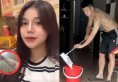 Tình trạng vợ bầu của Bùi Tiến Dũng một ngày sau khi bị cửa kính vỡ đổ vào người