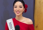 Kỳ Duyên trong ngày nhập cuộc Miss Universe 2024: Giao lưu bằng tiếng Anh với truyền thông, diện mạo có còn đơ như ảnh profile?