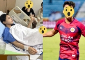 Nàng WAG sexy nhất làng bóng Việt bất ngờ nhập viện nhưng vẫn có phản ứng này với 'người hùng' U23 Việt Nam lứa Thường Châu