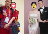 Thêm một hotboy U23 Việt Nam lấy vợ, nhan sắc cô dâu là hotgirl ngoại thương gây chú ý 