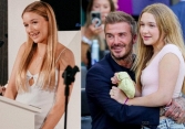Con gái Beckham lộ yếu điểm nhan sắc qua ống kính truyền thông