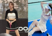 Hai 'em gái' hot nhất làng bóng đá chơi pickleball: Em gái Công Vinh sexy, quyến rũ, nhìn sang em gái Văn Toàn lại càng thu hút hơn