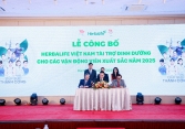 Herbalife Việt Nam tài trợ các sản phẩm dinh dưỡng cho các Vận Động Viên xuất sắc Việt Nam Trong năm 2025