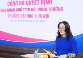 PGS.TS Phan Thị Thu Hương giữ chức Chủ tịch Hội đồng trường Đại học Y Hà Nội