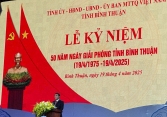 Bình Thuận: Tổ chức lễ kỷ niệm 50 năm ngày giải phóng Tỉnh