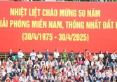 Long trọng Lễ kỷ niệm 50 năm Giải phóng miền Nam, thống nhất đất nước