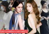 Không thể ngờ 2 nữ thần hàng đầu Cbiz - Dương Mịch, Bạch Lộc cũng bị tật 'cổ rùa, lưng gù' xấu xí như thế này