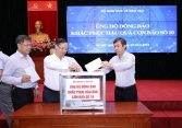 Ngành Giáo dục chung tay ủng hộ đồng bào khắc phục hậu quả bão số 10