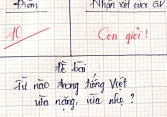 Từ nào trong Tiếng Việt vừa nặng, vừa nhẹ? - Trả lời đúng, bạn lọt top 1% người thông minh nhất!